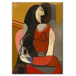 100% Hand Painted Abstract Oil Painting Wall Art Minimalist Retro Figure Picture Canvas Home Decor For Living Room Bedroom No Frame