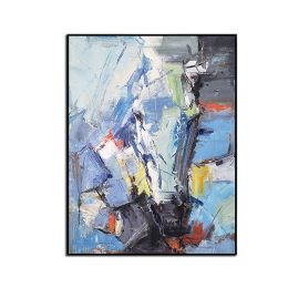 Colorful Abstract Painting Modern Canvas Poster Minimalist Wall Art Pictures For Living Room Aisle Studio Decor No Frame