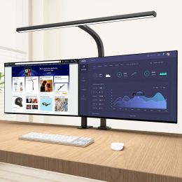 LED Desk Lamp; 24W Architect Office Desk Lamp Extra Large Area Drawing Task Lamp; 6 Color Modes and Stepless Dimming