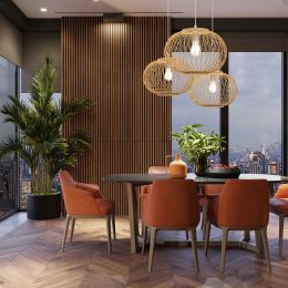 Rattan Pendant Light Vintage Wicker Lampshade for Christmas Decorations Bbonlinedress