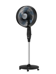 Stand Fan; Portable and Weather Resistant; Black
