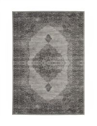 Bryson Silver/Charcoal Area Rug 5x8