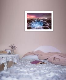 "Genesis" by Moises Levy; Ready to Hang Framed Print; White Frame