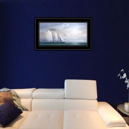 "Adventure on the Seas" by Lori Deiter; Ready to Hang Framed Print; Black Frame