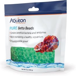 Aqueon Betta Beads Green; 1ea-One Pouch