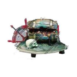 Penn-Plax Barrel of Jewels Air Aquarium Ornament Brown