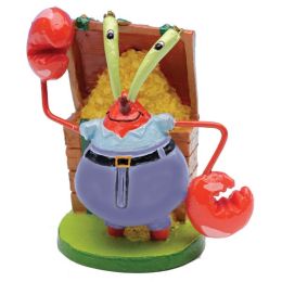 SpongeBob Mr. Krabs Aquarium Ornament Multi-Color 2 in Mini