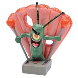 SpongeBob Plankton Aquarium Ornament Green; Pink; Grey 2 in Mini