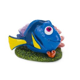 Disney Dory with Coral Aquarium Statue Blue; Green; Pink 1.5 in Mini