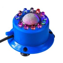 Penn-Plax Round LED Air Stone Blue 3 in x 2 in