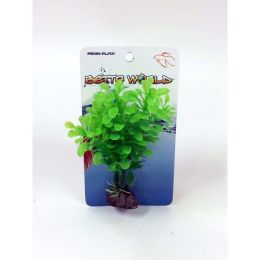 Penn-Plax Betta World Betta Aquarium Plant Green 4 in