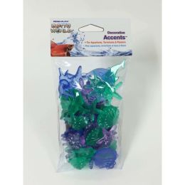Penn-Plax Betta World Decorative Accents Sea Shapes Sea Accents Assorted 35 Count