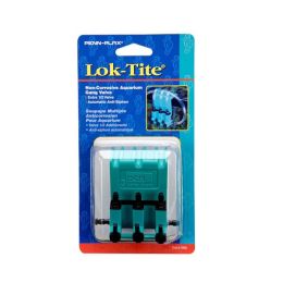 Penn-Plax Plastic Valve for Aquarium Pumps 3-Gang Green; Black