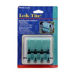Penn-Plax Plastic Valve for Aquarium Pumps 4-Gang Green; Black