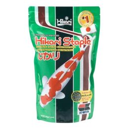 Hikari USA Staple Growth Formula Pellet Fish Food for Koi and Other Pond Fishes 17.6 oz Medium