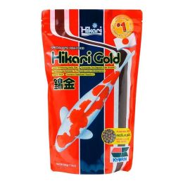 Hikari USA Gold Color Enhancing Pellet Fish Food for Koi and Pond Fishes 17.6 oz Medium