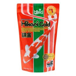Hikari USA Gold Color Enhancing Pellet Fish Food for Koi and Pond Fishes 17.6 oz Large