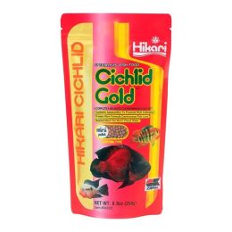 Hikari USA Cichlid Gold Pellets Fish Food 8.8 oz Mini