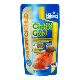 Hikari USA Cichlid Gold Sinking Pellets Fish Food 3.5 oz Mini
