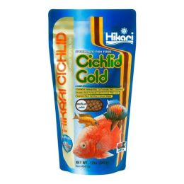 Hikari USA Cichlid Gold Sinking Pellets Fish Food 12 oz Medium