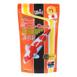 Hikari USA Wheat-Germ Floating Pellet Fish Food for Koi; Goldfish and Other Pond Fishes 17.6 oz Mini