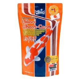 Hikari USA Wheat-Germ Floating Pellet Fish Food for Koi; Goldfish and Other Pond Fishes 17.6 oz Medium