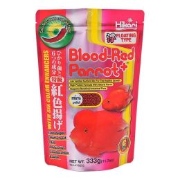 Hikari USA Blood-Red Parrot  Floating Fish Food 11.7 oz Mini