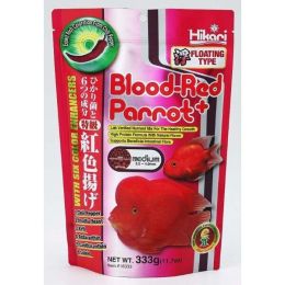 Hikari USA Blood-Red Parrot  Floating Fish Food 11.7 oz Medium