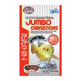 Hikari USA Jumbo CarniSticks Floating Fish Food 6.37 oz Jumbo