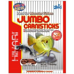 Hikari USA Jumbo CarniSticks Floating Fish Food 17.6 oz Jumbo