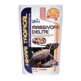 Hikari USA Massivore Delite Carnivore Pellets Fish Food 13.4 oz Large