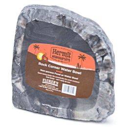 Flukers Hermit Crab Rock Corner Water Bowl Assorted 4 in Small