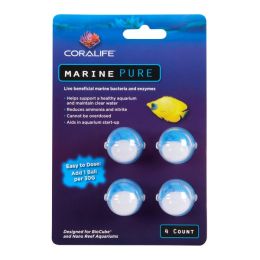 Coralife Marine PURE Water Care Bacteria Supplement4 pk