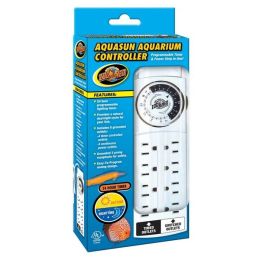 Zoo Med AquaSun Aquarium Controller Timer and Power Strip White