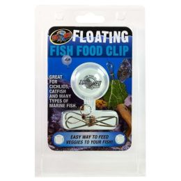 Zoo Med Floating Fish Food Clip Clear; Silver