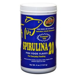Zoo Med Spirulina 20 Flakes Fish Food 4 oz