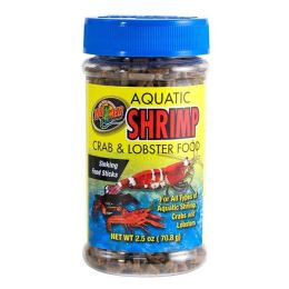Zoo Med Aquatic Shrimp Crab and Lobster Dry Food 2.5 oz