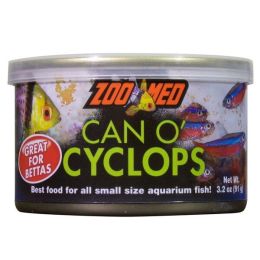 Zoo Med Can O Cyclops Freeze-Dried Fish Food 3.2 oz