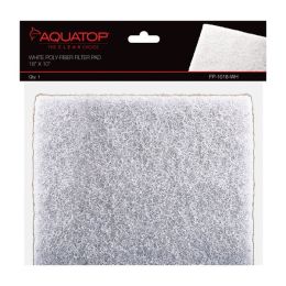 Aquatop White Poly Fiber Media Pad White; 1ea-18X10; 1Pc