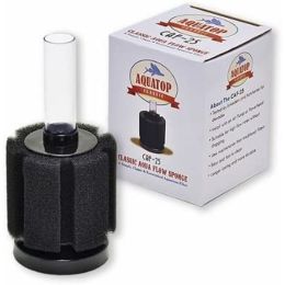 Aquatop Classic Aqua Flow CAF-25 Internal Sponge Filter Black