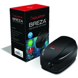 Aquatop BREZA AP-20 Aquarium Air Pump Up to 20gal Black