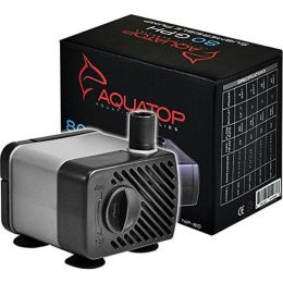 Aquatop NP-80 Aquarium Submersible Water Pump Black; Grey