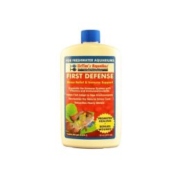 Dr. Tims Aquatics First Defense Fish Stress Relief and Immune Support for Freshwater Aquarium 16 fl. oz