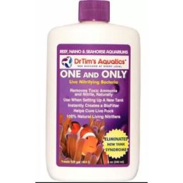 Dr. Tims Aquatics One and Only Live Nitrifying Bacteria for Reef Aquarium 8 fl. oz