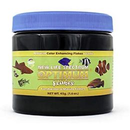 New Life Spectrum Optimum Flakes Fish Food 1.6 oz