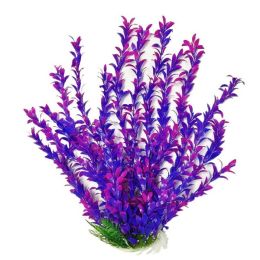 Aquatop Hygro Aquarium Plant with Weighted Base Pink, Purple 20 in