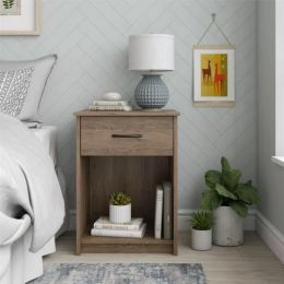 Classic bedside table with drawers (Color: antique oak)